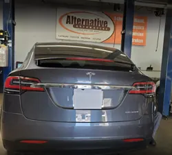 Vehicle in the Alternative Automotive service bay